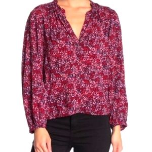 ABOUND Xs floral print blouse